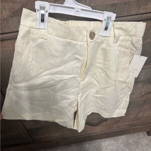 a new day Women's Light Cream Shorts